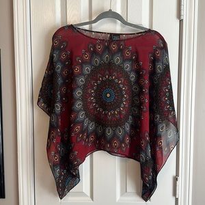 Sheer Psychedelic Top by Fire Los Angeles